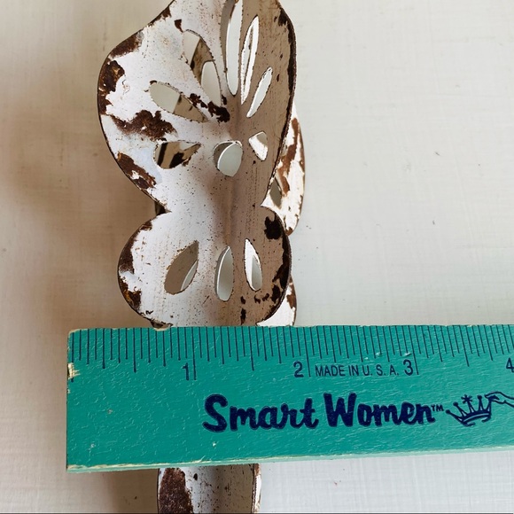 New Anthropologie Shabby Chic Holiday Ornament with Rope Tie - Picture 14 of 15